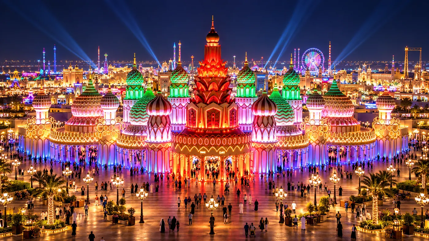 Global Village enhanced panorama